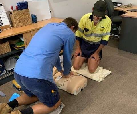 Dolphin Electrical & Protocool Working Together to learn CPR
